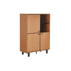 Beliani Sideboard PARAMOUNT - Lichte Houtkleur Vezelplaat -VIDAL Salle De Bain Winkel 6f82d9b3636f430fa0ede4760a86e3d9