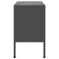VidaXL Tv-meubel 105x35x50 Cm Staal Antracietkleurig -VIDAL Salle De Bain Winkel 73e4c47b190f40f897505e5993b57a1a