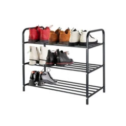 Excellent Houseware Schoenenrek - Zwart - Metaal - 3-laags - 58 Cm -VIDAL Salle De Bain Winkel 78f60b4711df4a0287843a8544a77505