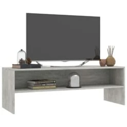 VidaXL Tv-meubel 120x40x40 Cm Bewerkt Hout Betongrijs -VIDAL Salle De Bain Winkel 79035d3e6d9c4374a1b8015ff89f9f82