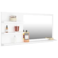 VidaXL Badkamerspiegel 90x10,5x45 Cm Spaanplaat Wit -VIDAL Salle De Bain Winkel 7ab0dcf0b23b4debaec0b031ea57a01c