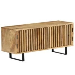 VidaXL Tv-meubel 90x30x40 Cm Massief Mangohout -VIDAL Salle De Bain Winkel 7c865cbb6e1e4fbfa1eba7125b03563f