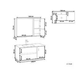 Beliani Badkamerkast Met Spiegel TERUEL - Lichte Houtkleur Mdf 6 Beliani Badkamerkast Met Spiegel TERUEL - Lichte Houtkleur Mdf -VIDAL Salle De Bain Winkel 7d4550fd941b42d69a0b0d5ba6f49db5