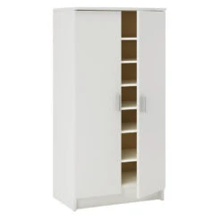 Schoenenkast Cabinet - Wit - 108,4x54,6x35,3 Cm -VIDAL Salle De Bain Winkel 81004559 0331
