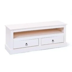 TV-meubel Provence - Wit - 45x118x39 Cm