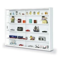 Vitrine Compilati - Wit - 60x80x9,5 Cm