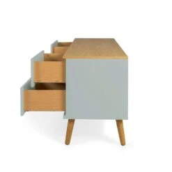 Tenzo Tv-meubel Dot - Groen/eiken - 60x162x43 Cm -VIDAL Salle De Bain Winkel 81023929 0100