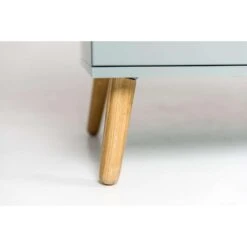 Tenzo Dressoir Dot - Lichtgroen/eiken - 79x162x43 Cm -VIDAL Salle De Bain Winkel 81023974 0400