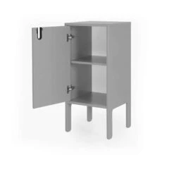 Tenzo Wandkast Uno 1-deurs - Grijs - 89x40x40 Cm -VIDAL Salle De Bain Winkel 81023999 0200