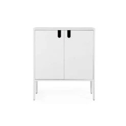 Tenzo Wandkast Uno 2-deurs - Wit - 89x76x40 Cm