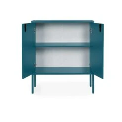 Tenzo Wandkast Uno 2-deurs - Petrol - 89x76x40 Cm -VIDAL Salle De Bain Winkel 81024005 0500