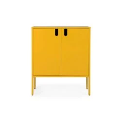 Tenzo Wandkast Uno 2-deurs - Mosterd - 89x76x40 Cm