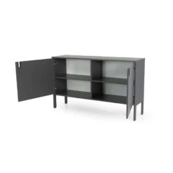 Tenzo Dressoir Uno 2-deurs - Grijs - 89x148x40 Cm -VIDAL Salle De Bain Winkel 81024011 0200