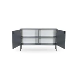 Tenzo Dressoir Uno 2-deurs - Grijs - 89x148x40 Cm -VIDAL Salle De Bain Winkel 81024011 0500