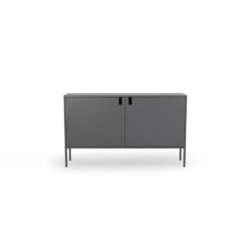 Tenzo Dressoir Uno 2-deurs - Grijs - 89x148x40 Cm