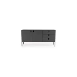 Tenzo Dressoir Uno - Grijs - 86x171x46 Cm
