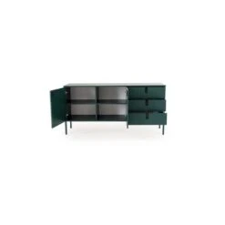 Tenzo Dressoir Uno - Groen - 86x171x46 Cm -VIDAL Salle De Bain Winkel 81024035 0400