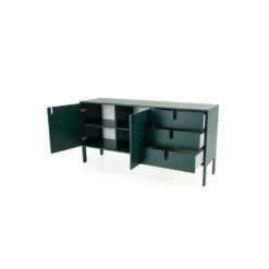 Tenzo Dressoir Uno - Groen - 86x171x46 Cm -VIDAL Salle De Bain Winkel 81024035 0700
