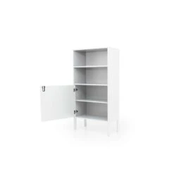 Tenzo Wandkast Uno 1-deurs - Wit - 152x76x40 Cm -VIDAL Salle De Bain Winkel 81024038 0100