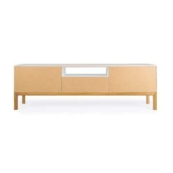 Tenzo Tv-meubel Patch - Wit/eikenkleur - 56x179x47 Cm -VIDAL Salle De Bain Winkel 81024116 1400