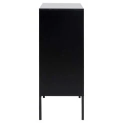 Dressoir Avola - Zwart/eiken - 103x80x40 Cm -VIDAL Salle De Bain Winkel 81025890 0400