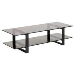 TV-meubel Kane - Zwart - 32x120x45 Cm