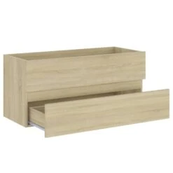 VidaXL Wastafelkast 100x38,5x45 Cm Spaanplaat Sonoma Eikenkleurig -VIDAL Salle De Bain Winkel 828e7a7d56884466b7fc84b220ce3632