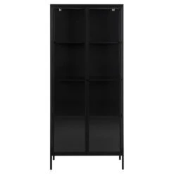 Sohome Vitrinekast Joannie - Zwart Metaal - 80 X 160cm -VIDAL Salle De Bain Winkel 82af56b0c33b404ba4c087898dbfeafc