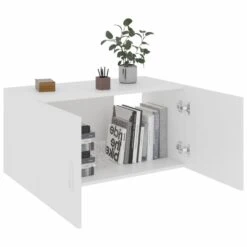 VidaXL Hangkast 80x39x40 Cm Bewerkt Hout Wit -VIDAL Salle De Bain Winkel 84a4b988db3c465188bf0416af32d8ed