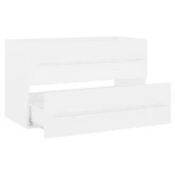 VidaXL Wastafelkast 80x38,5x48 Cm Spaanplaat Wit -VIDAL Salle De Bain Winkel 86a638b896dc4e12aa31210a00fe3c09