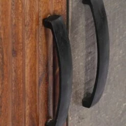 VidaXL Tv-meubel 130x30x46 Cm Massief Ruw Mangohout Grijs -VIDAL Salle De Bain Winkel 87f793dda98e46bbac66a2b02adceb58