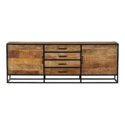 Dressoir San Antonio 210cm - Mangohout - Bruin - Rechthoekig -VIDAL Salle De Bain Winkel 9112a07f8c9f4f8dae0932985c0be4da