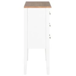 VidaXL Dressoir 54x30x80 Cm Massief Hout Wit -VIDAL Salle De Bain Winkel 9415d7e0657743fe8cfcde11c7e18f72