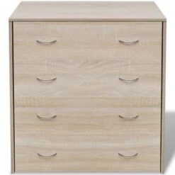 VidaXL Dressoir Met 4 Lades 60x30,5x71 Cm Eikenkleur 6 VidaXL Dressoir Met 4 Lades 60x30,5x71 Cm Eikenkleur -VIDAL Salle De Bain Winkel 9847d241ce8840b3ad9a15fcf85d347c