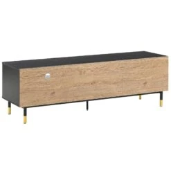 Beliani TV-kast ABILEN - Zwart Vezelplaat -VIDAL Salle De Bain Winkel a192d0be748446669a565b0a86b4031e