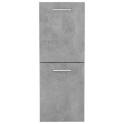 VidaXL Badkamerkast 30x30x80 Cm Spaanplaat Betongrijs -VIDAL Salle De Bain Winkel a83b0cf498eb4c5189713c49532413af