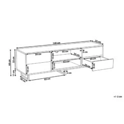 Beliani TV-kast MAINE - Lichte Houtkleur Mdf -VIDAL Salle De Bain Winkel a9ed18f7b7784ae29ceca0fc3db9d6f7