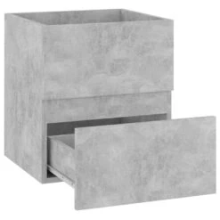 VidaXL Wastafelkast 41x38,5x45 Cm Spaanplaat Betongrijs -VIDAL Salle De Bain Winkel ae26abed3c7e4855a11dc8149255b210