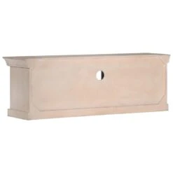 VidaXL Tv-meubel 120x30x40 Cm Massief Mangohout Wit -VIDAL Salle De Bain Winkel b1945767d3804d56b0c1582e0673956a