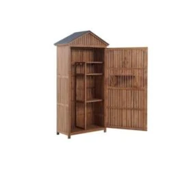 Beliani Tuinkast SAVOCA - Bruin Acaciahout -VIDAL Salle De Bain Winkel b36dd6d1e8634e0f9cbd98d4e7750b92