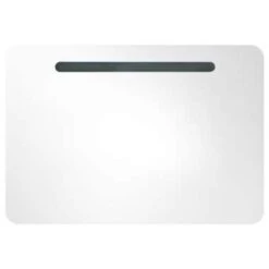VidaXL Badkamerkast Met Spiegel LED 80x9,5x55 Cm -VIDAL Salle De Bain Winkel bb24f04d8aa84711a4d3862ff6361dc4