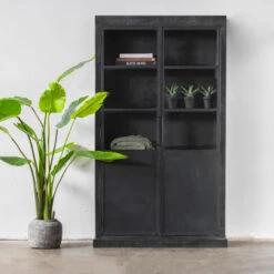 Giga Meubel Vitrinekast Zwart - Mangohout & IJzer - 2-Deurs 7 Giga Meubel Vitrinekast Zwart - Mangohout & IJzer - 2-Deurs -VIDAL Salle De Bain Winkel bbc06e5425174a66a258aa0625cfa850