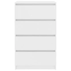 VidaXL Dressoir 60x35x98,5 Cm Bewerkt Hout Wit -VIDAL Salle De Bain Winkel bc43e9178df2400e887b751115c0f083