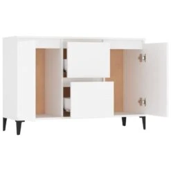 VidaXL Dressoir 104x35x70 Cm Spaanplaat Wit -VIDAL Salle De Bain Winkel bd1fe501f0ca44f9a465572473cf6894