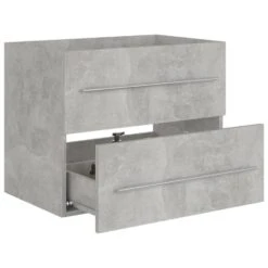 VidaXL Wastafelkast 60x38,5x48 Cm Spaanplaat Betongrijs -VIDAL Salle De Bain Winkel be618b02d7a140e8ab1b53ed34ce8368