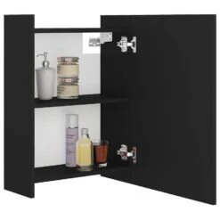 VidaXL Badkamerspiegelkast 62,5x20,5x64 Cm Spaanplaat Zwart -VIDAL Salle De Bain Winkel c012130210ea4b6fa242061c4bd20a25