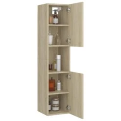 VidaXL Badkamerkast 30x30x130 Cm Spaanplaat Sonoma Eikenkleurig -VIDAL Salle De Bain Winkel c293503535e54781a92dcd25334fa5b5