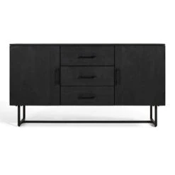 Pristina Dressoir Zwart 150x80x40cm -VIDAL Salle De Bain Winkel c3a4a13ba21f4535bd90a460c65687eb