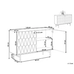 Beliani Sideboard ADANTE - Zwart Mdf 6 Beliani Sideboard ADANTE - Zwart Mdf -VIDAL Salle De Bain Winkel c6fa8b2284eb4ba79f93545185c52e53