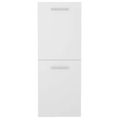 VidaXL Badkamerkast 30x30x80 Cm Bewerkt Hout Wit -VIDAL Salle De Bain Winkel c899ea88037b46be80272fe88e1b4029